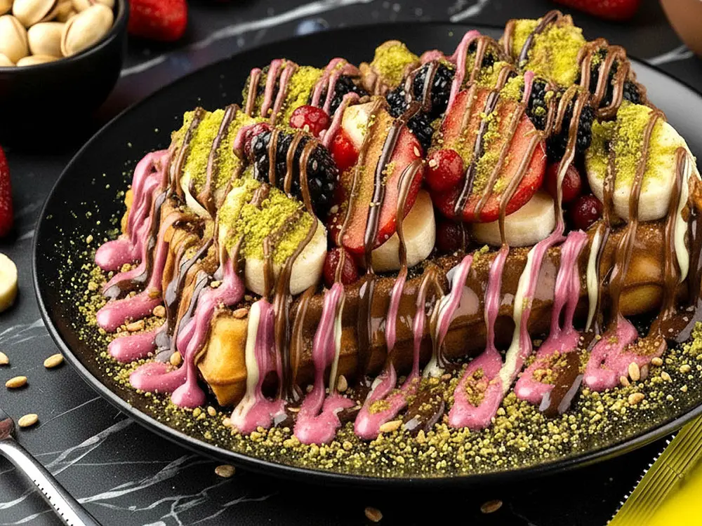Krizantem waffle